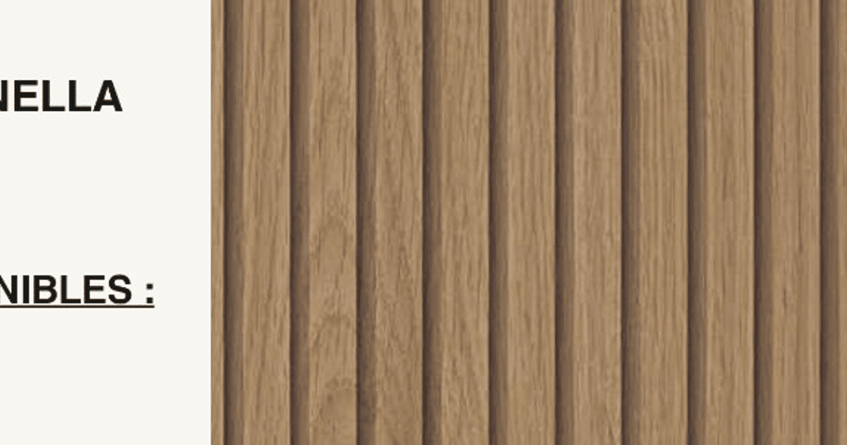 K689 Natural Canella Strata — réalisation